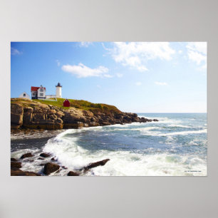 Póster Cape Neddick 'Nubble' Lighthouse in Maine
