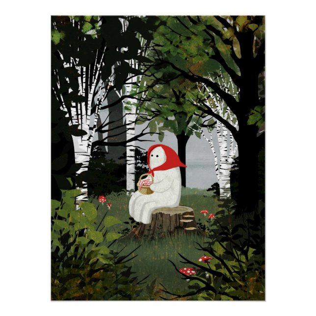 Póster Caperucita Roja (Anverso)