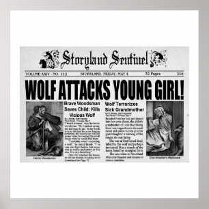 Póster Caperucita roja