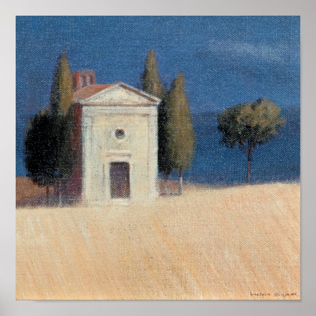 Póster Capilla cerca de Pienza II 2012 (Frente)