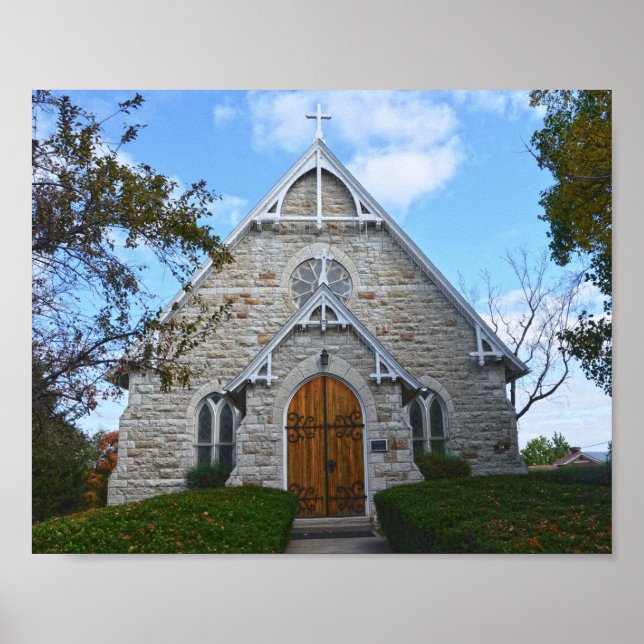 Póster Capilla conmemorativa en Fort Leavenworth, Kansas (Frente)