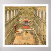 Capilla de la audiencia en el Vaticano (grabado de