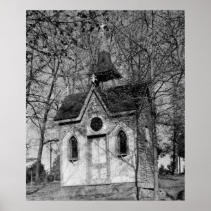 Póster Capilla de registro antigua