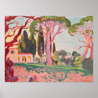 Póster Capilla de Saint-Cassien, Cannes, 1922