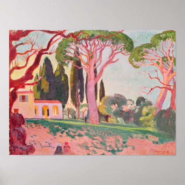 Póster Capilla de Saint-Cassien, Cannes, 1922 (Frente)