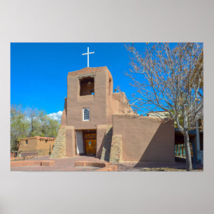 Póster Capilla de San Miguel, Santa Fe, Nuevo México