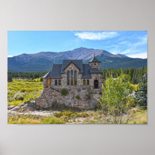 Póster Capilla de Santa Catalina de Siena, Allenspark, Co