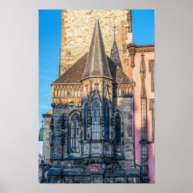 Póster Capilla del ayuntamiento en la Plaza del Casco Ant (Frente)