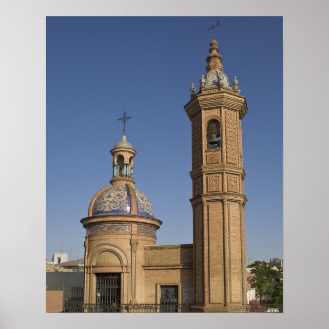 Póster Capilla del Carmen, Sevilla, España (Frente)