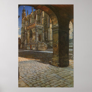 Póster Capilla del Eton College por Anna Alma Tadema