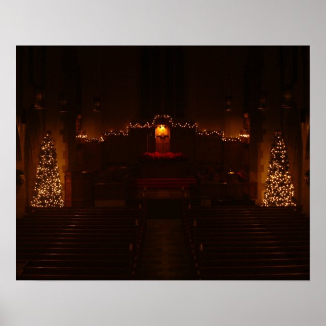 Póster Capilla Harbison en el Colegio de Navidades Grove  (Frente)