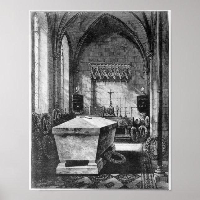 Póster Capilla Mortuaria en la Iglesia de Santa María (Frente)