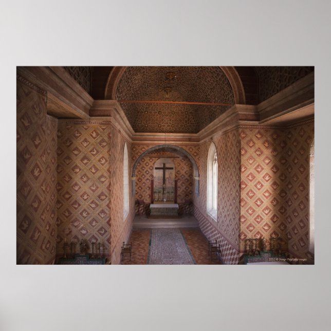 Póster Capilla Privada En El Palacio Nacional De Sintra (Frente)