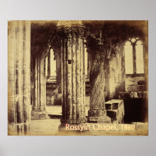 Póster Capilla Rosslyn 1860 Imprimir