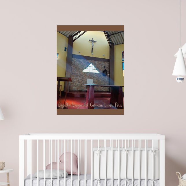 Póster Capilla Virgen del Carmen, Comas, Lima, Perú (Guardería 2)