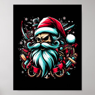 Póster Capitán de Pirata de Navidad Barquero Capitán de B
