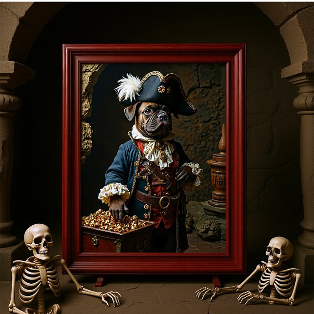 Póster Capitán de piratas de Bulldog francés de Tan Brown (Subido por el creador)