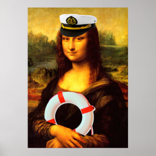 Póster Capitán del mar Mona Lisa