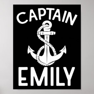 Póster Capitán Emily barco velero