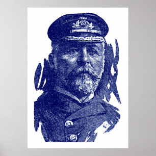 Póster Capitán John Smith, HMS Titanic