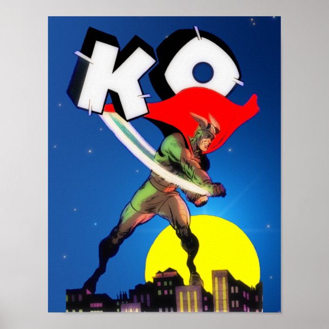 Póster Capitán K.O. (Frente)