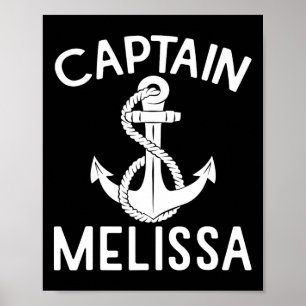 Póster Capitán Melissa Barco Barco Anchor de Yate