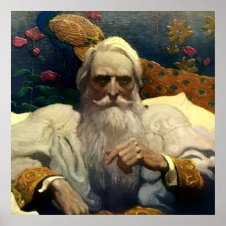 Póster “Capitán Nemo del Nautilus” por NC Wyeth