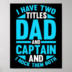 Póster Capitán Padre Barco Barco