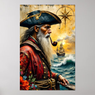Póster Capitán Pirata