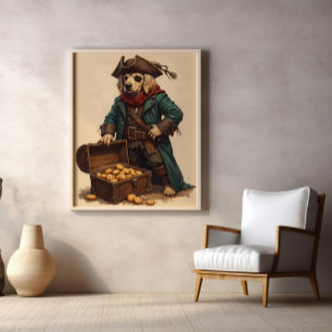 Póster Capitán Sniffbeard: Tocino Antes del Oro Siempre
