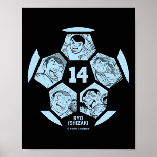 Póster Capitán Tsubysa Ryo Ishizaki (fútbol Byll)