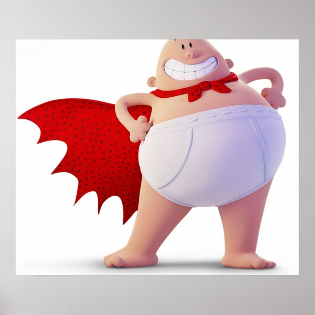 Póster Capitán Underpantalones (Frente)