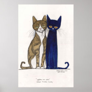 Póster Capitán y Pete sobre lienzo