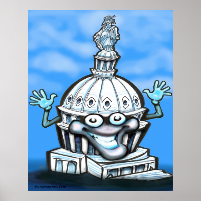 Póster Capitol Buidling (Frente)
