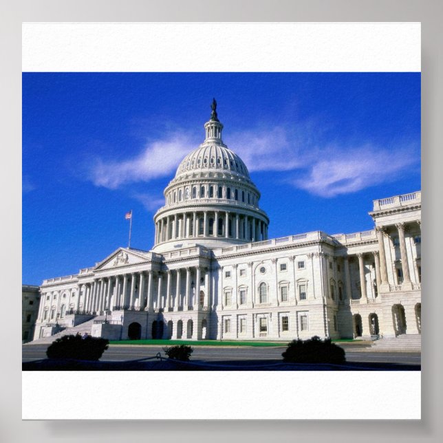 Póster Capitol-Building-Washington-DC (Frente)