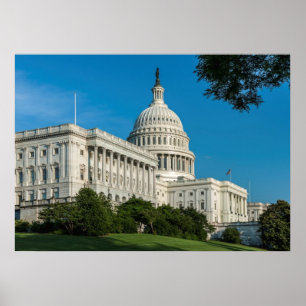 Póster Capitol Building West View