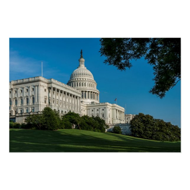 Póster Capitol Building West View (Anverso)