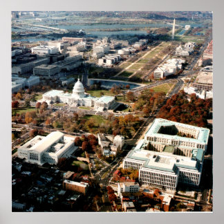 Póster Capitol Hill DC