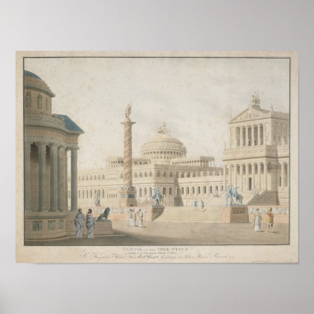 Póster Capitol, situado en la "La clemeza di Tito" por (Frente)