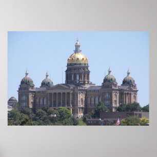 Póster Capitolio de Des Moines