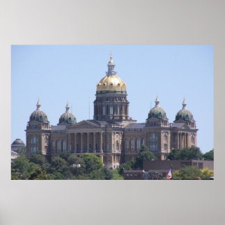 Póster Capitolio de Des Moines