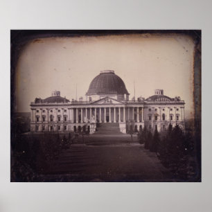 Póster Capitolio de Estados Unidos