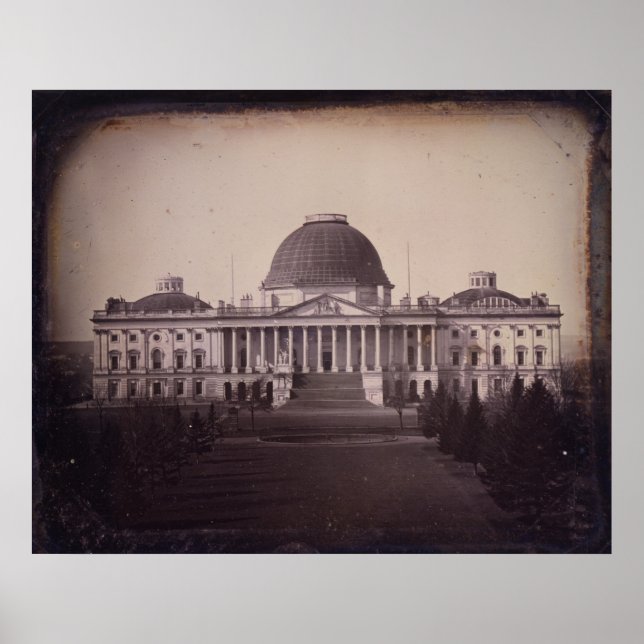 Póster Capitolio de Estados Unidos (Frente)