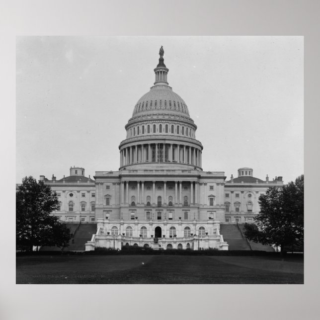 Póster Capitolio de Estados Unidos (Frente)