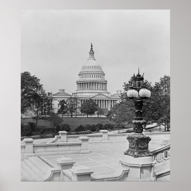 Póster Capitolio de Estados Unidos (Frente)