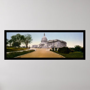 Póster Capitolio de los Estados Unidos en Washington, DC