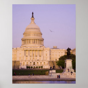 Póster Capitolio de los Estados Unidos, Washington D.C. (
