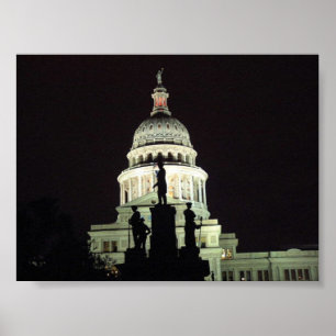 Póster Capitolio de Texas