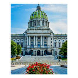 Póster Capitolio del Estado de PA
