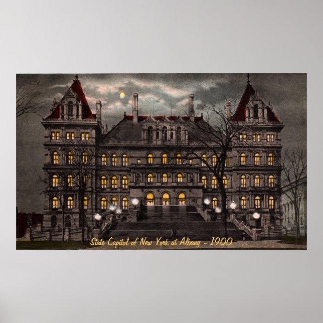 Póster Capitolio estatal Albany NY Poster (Frente)